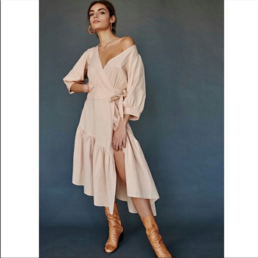 NWT Free People Dont Mind If I Do Midi Dress